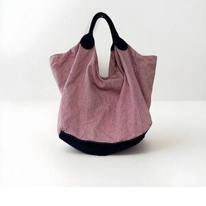 Time And Tru Red And White Striped Tote Bag. Stylish And Versatile.